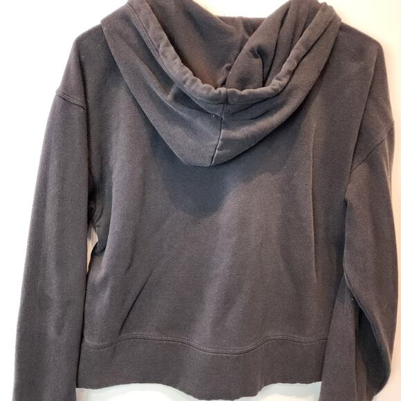 Vintage Tommy Hilfiger Black Hoodie Sweatshirt Pullover Casual Wear Women's Sz L - Picture 4 of 7